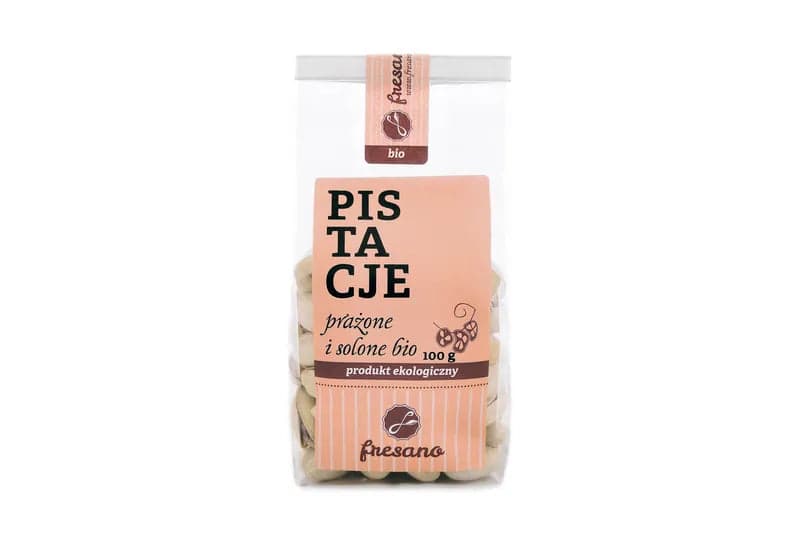 Pistacje prażone i solone BIO 100 g