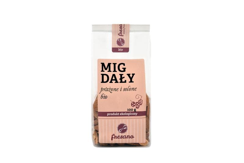 Migdały prażone i solone BIO 100 g