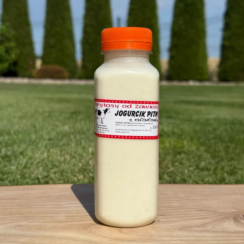 Jogurt pitny rabarbar 250 ml