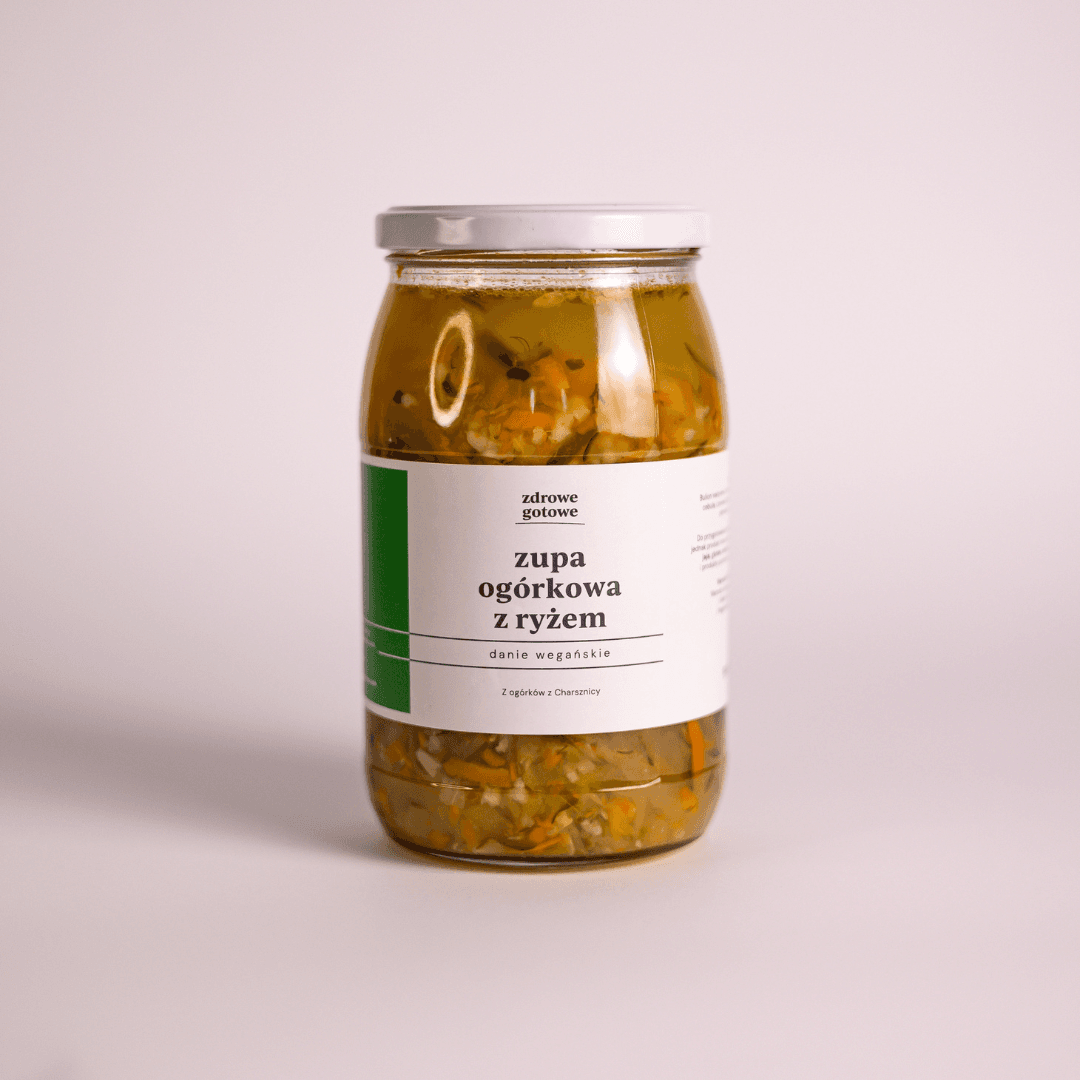 Zupa ogórkowa z ryżem 900 ml