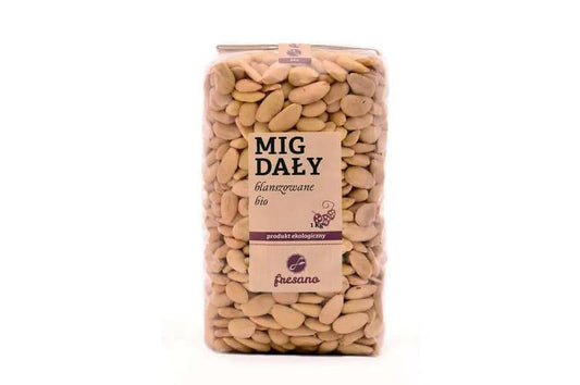 Migdały blanszowane EKO 1 kg